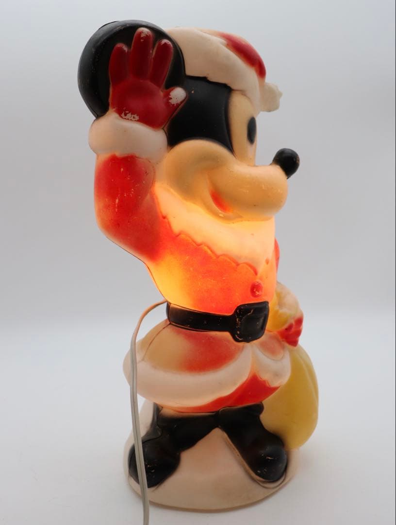 ビンテージ・ミッキーマウス・クリスマス・ランプ 39cm