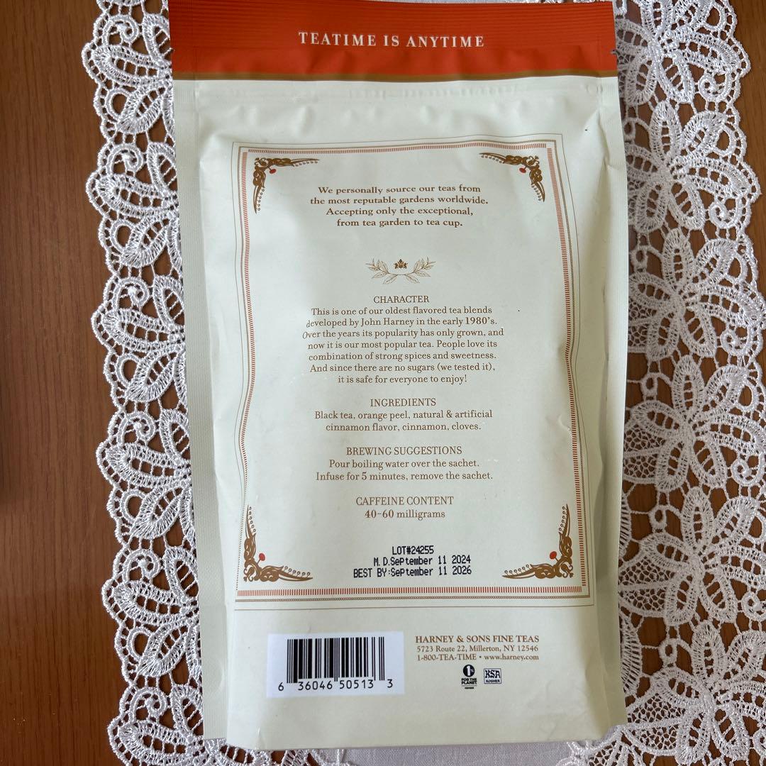 GIGI様　2個まとめ　HARNEY＆SONS ホットシナモンスパイス50サシェ