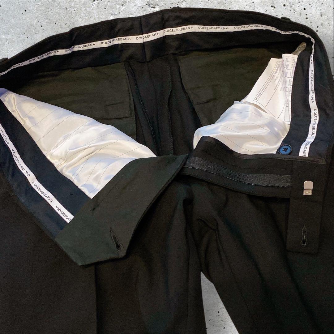 【美品】DOLCE&GABBANA ブラック 2Bスーツ セットアップサイズ46