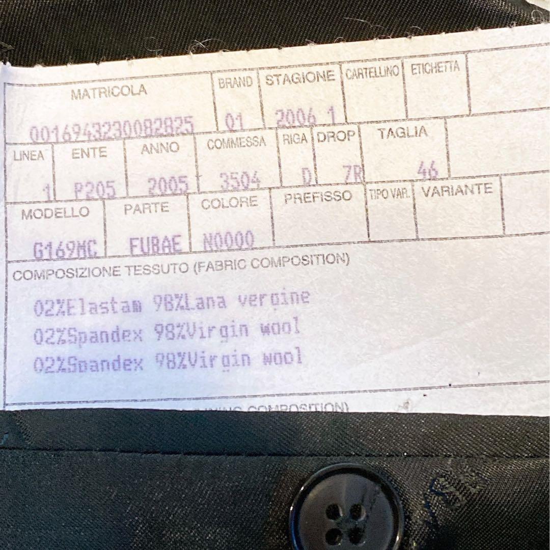 【美品】DOLCE&GABBANA ブラック 2Bスーツ セットアップサイズ46