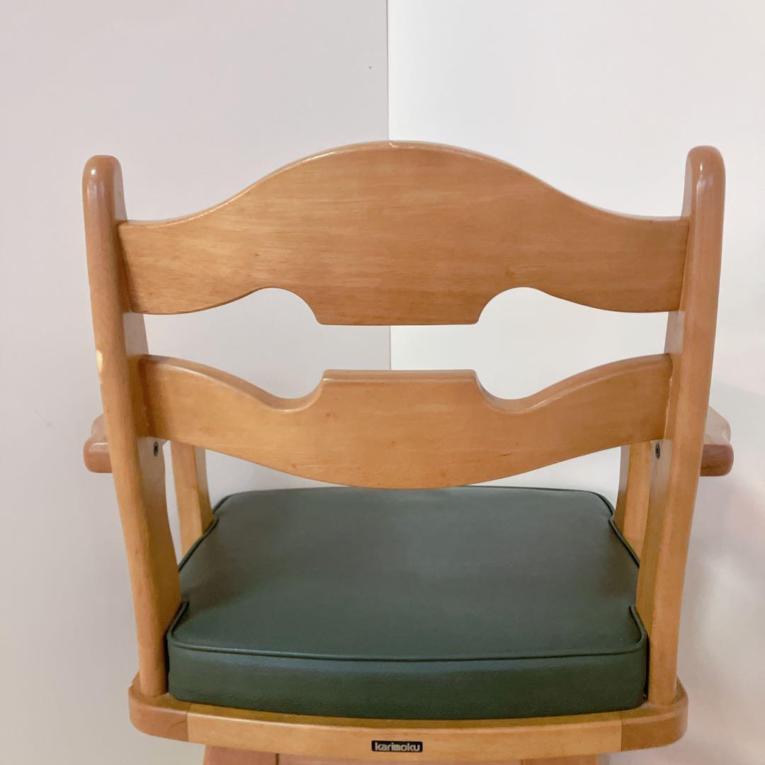 karimoku カリモク　RUSTIC 木製　回転チェア ダイニングチェア　②