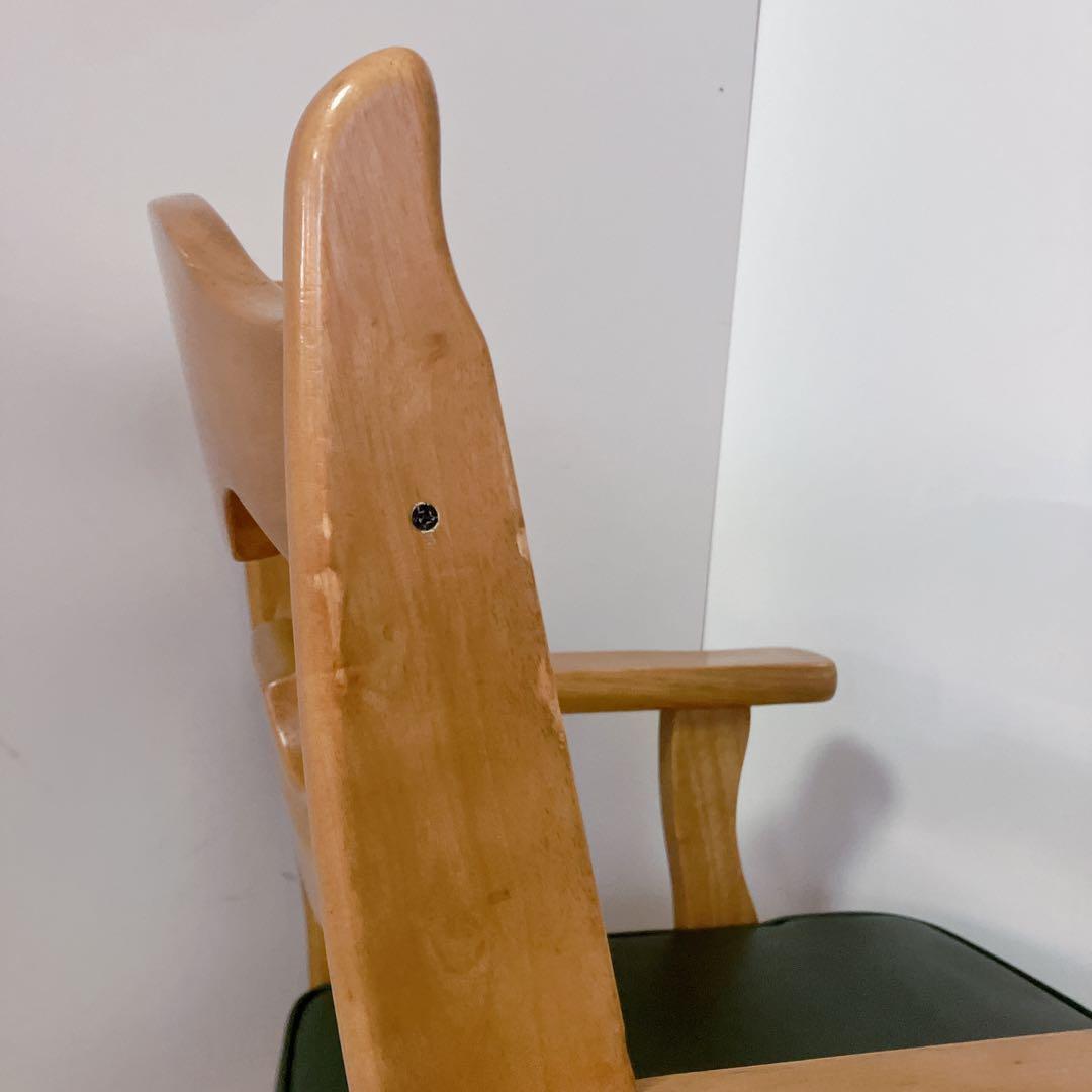 karimoku カリモク　RUSTIC 木製　回転チェア ダイニングチェア　②