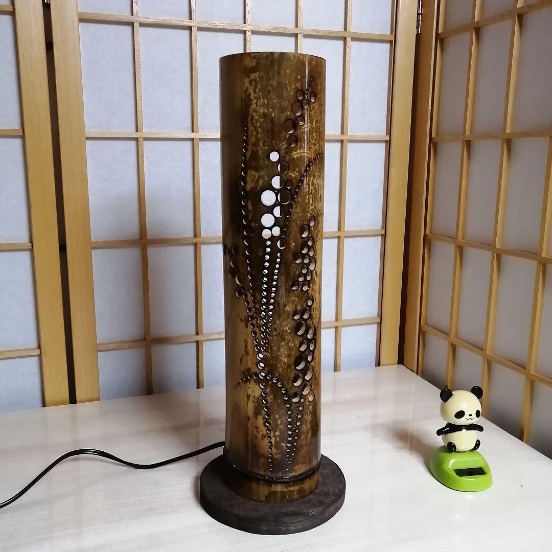 癒し灯火 　竹行灯 　No23263