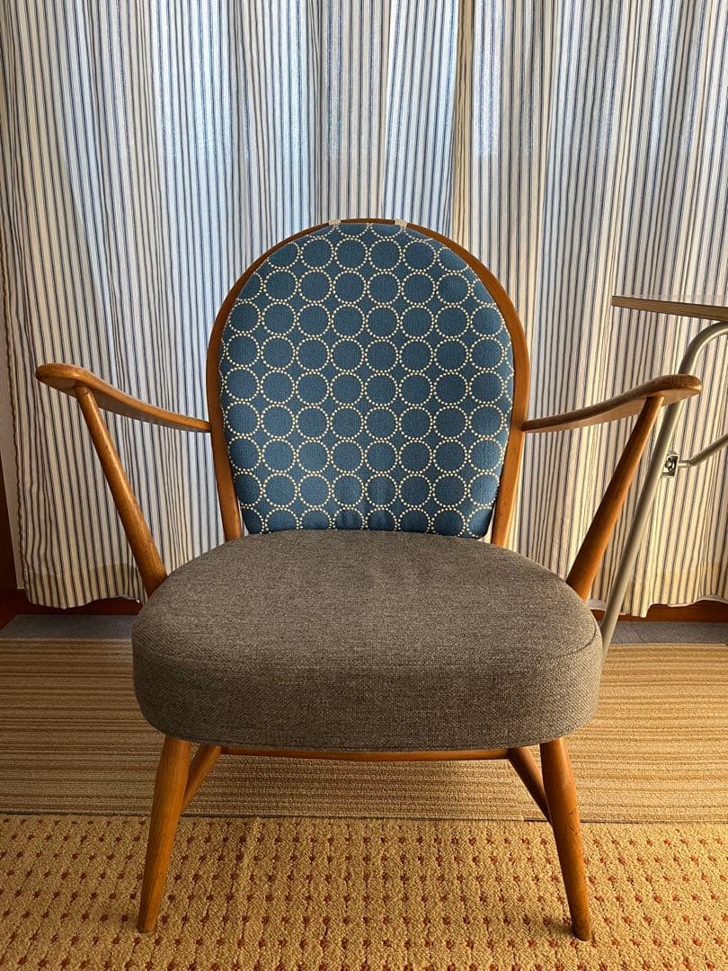 ERCOLアーコール　1シーター　ソファ　チェア　ミナペルホネン　タンバリン