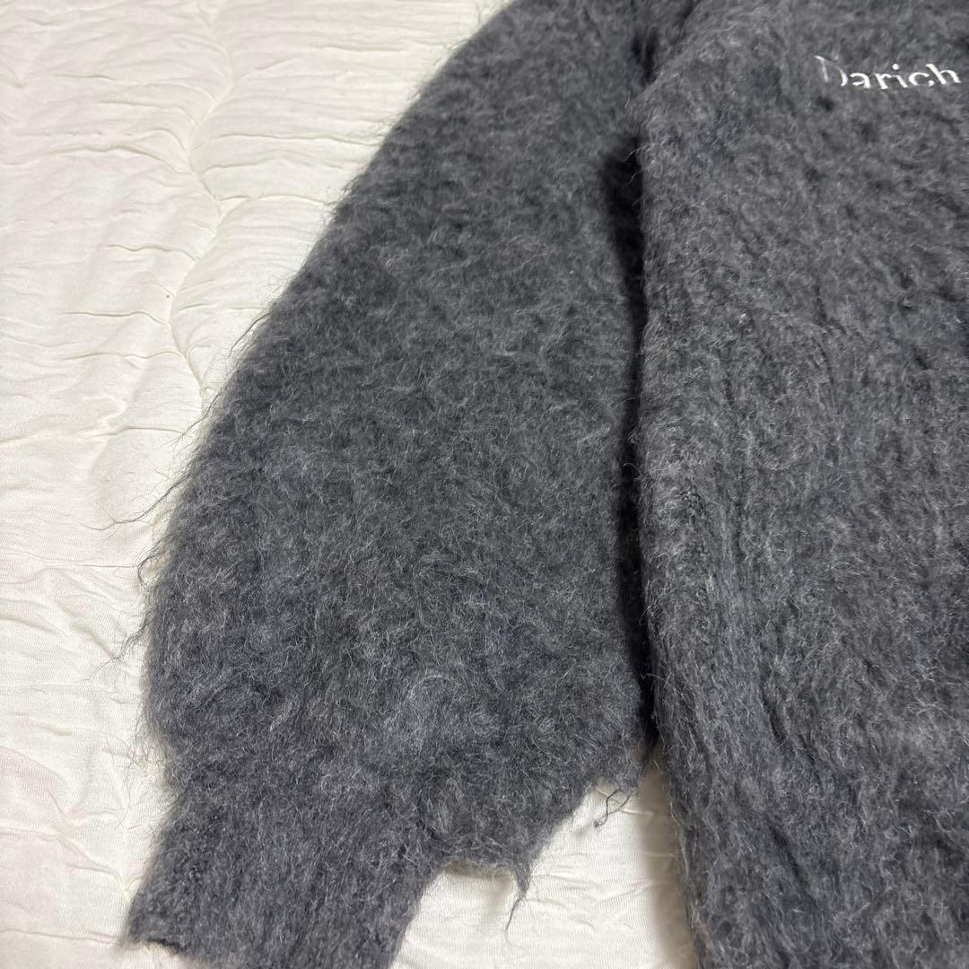 Darich グレー 長袖カーディガン　フラッフィーオーバープルオーバー