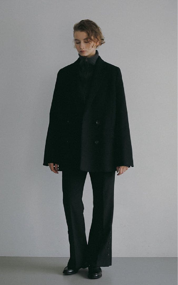 HER. カシミヤブレンドオーバージャケット