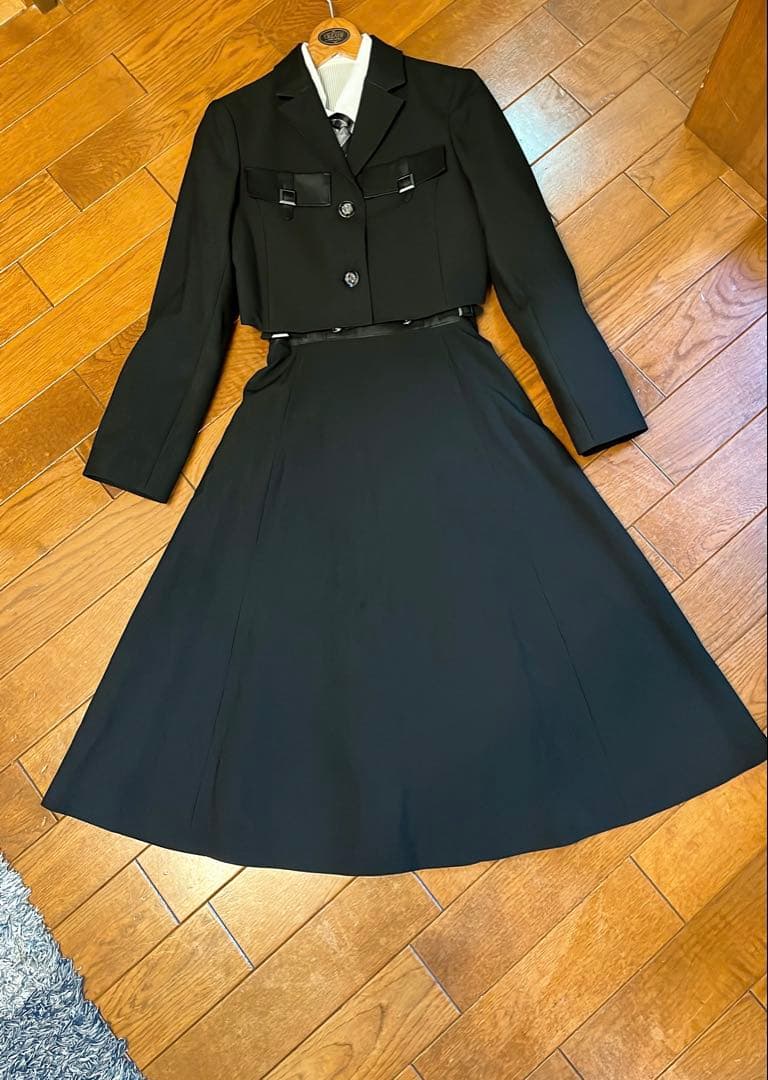 【美品】ELLE EN NOIR 160 卒業式　卒服　女子フォーマル4点セット
