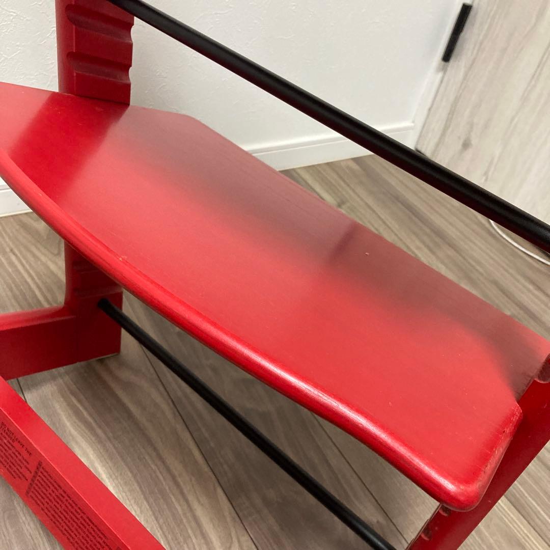 ストッケ　トリップトラップ　ベビーチェア　レッド　シリアルナンバー3