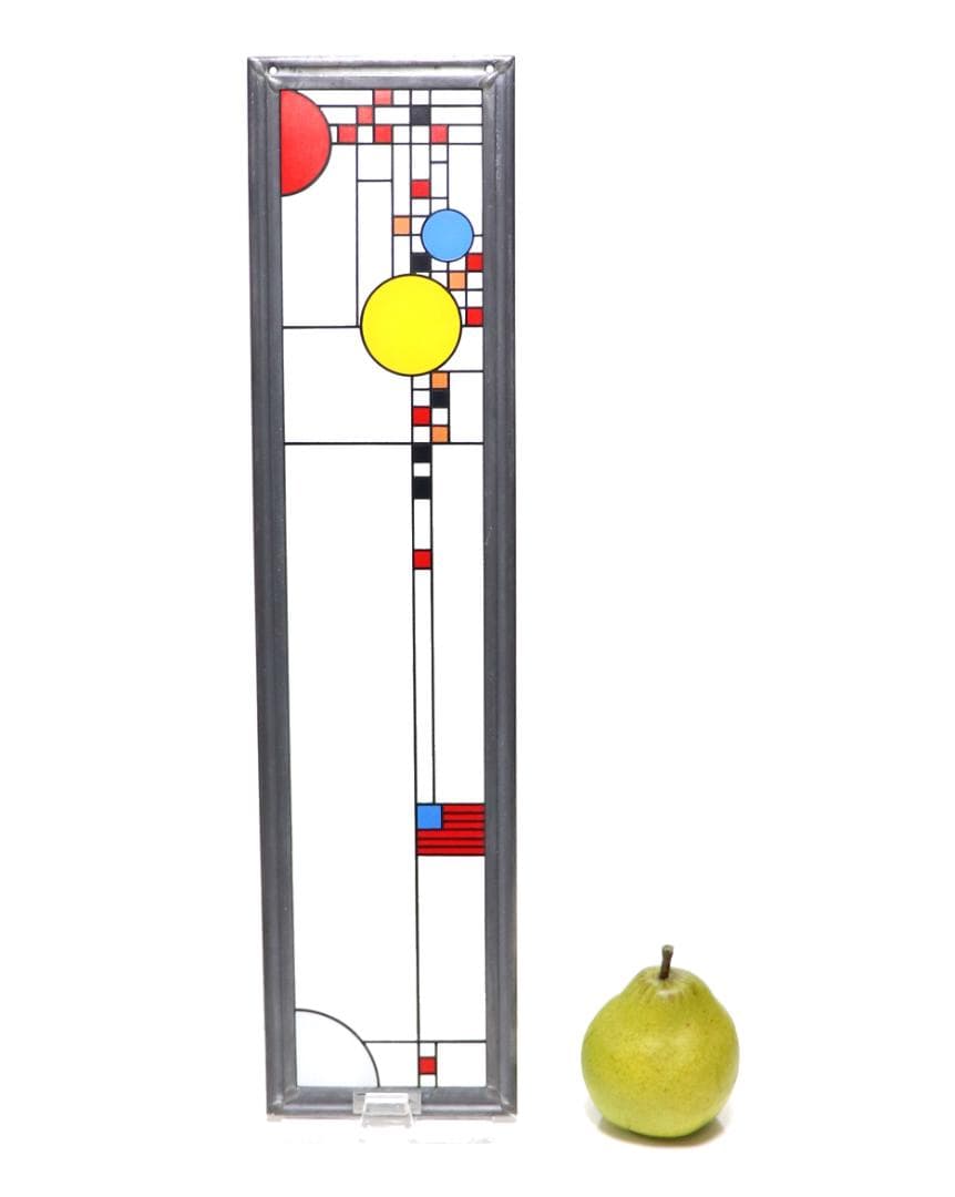 フランク・ロイド・ライト 大型ヴィンテージステンドグラス クーンレイ邸 パレード