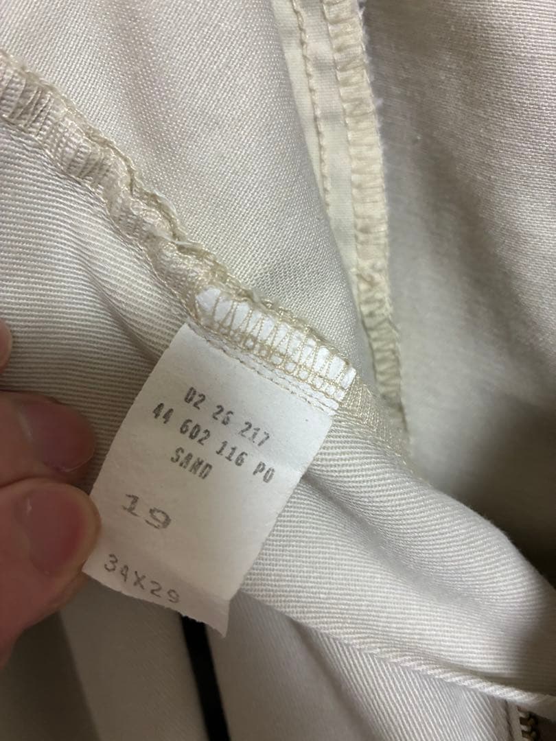 超美品 Ralph Lauren ツータック チノ アンドリュー 白 アイボリー