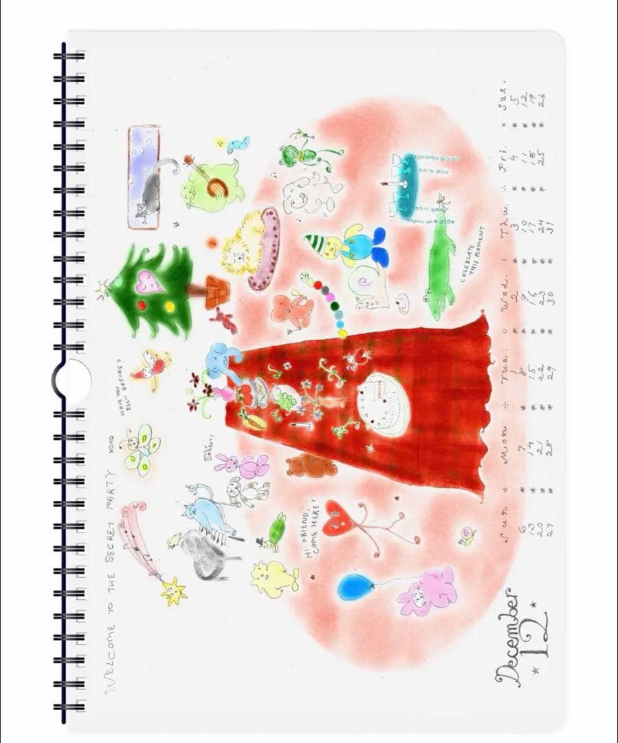 カレンダー・スケジュール opnner Risograph Calendar 2026