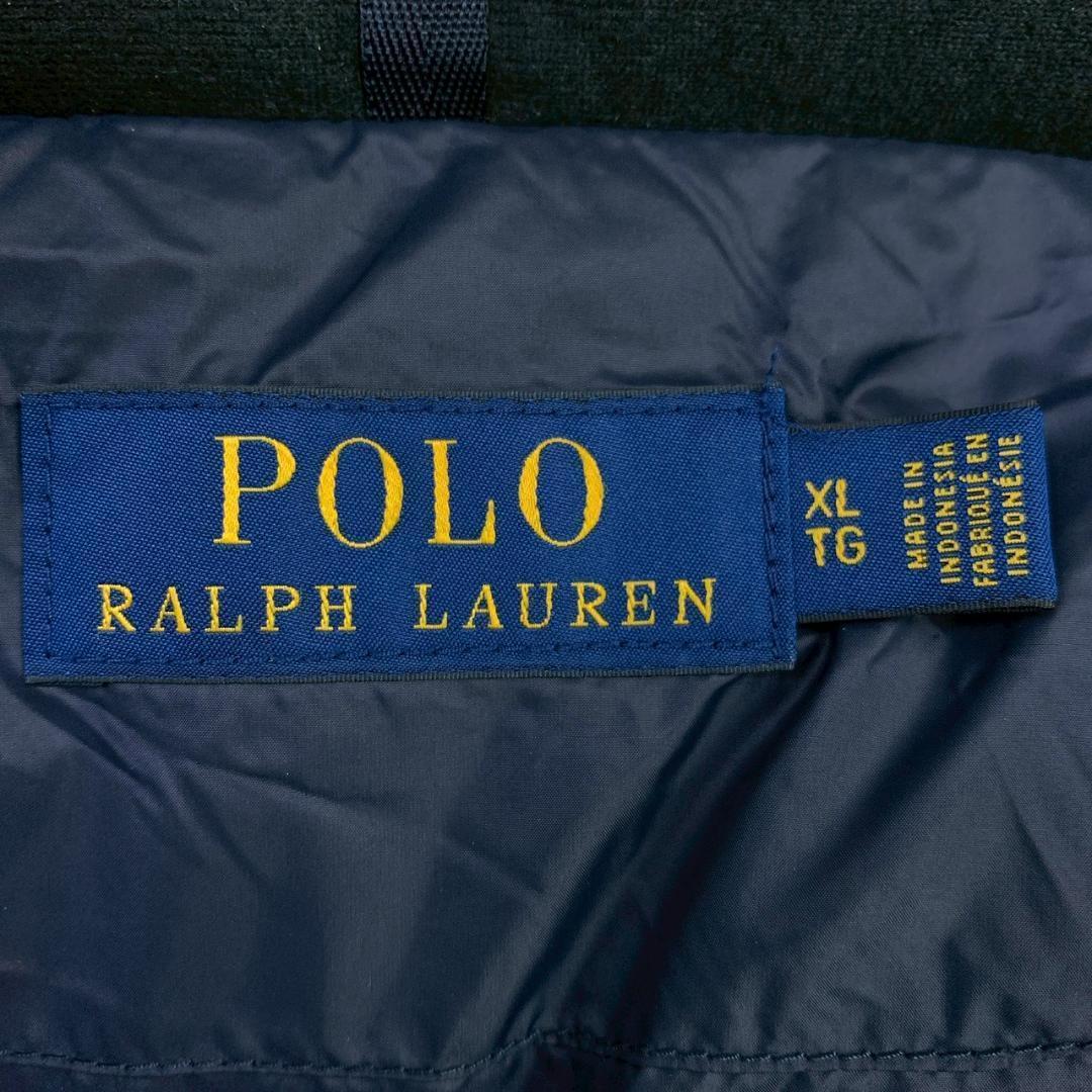 ポロラルフローレン ダウンジャケット 2way 肉厚 ネイビー XL　D987