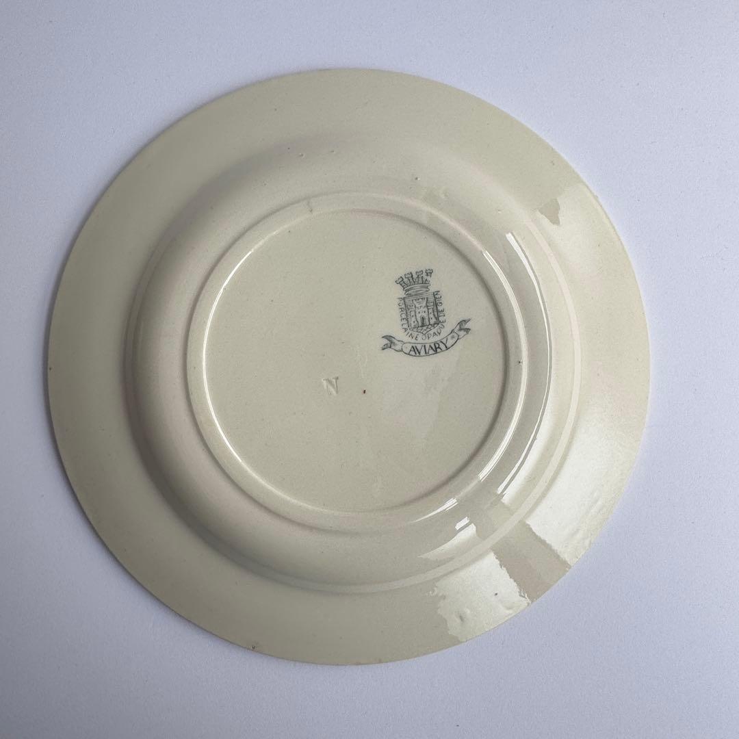 美品　フランスアンティーク　Gien AVIARY ディナープレート