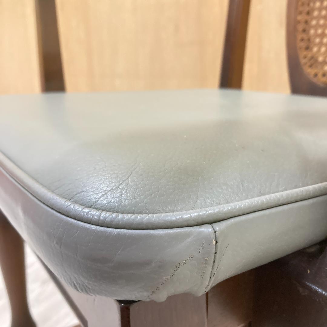 ナガノインテリア　ダイニングチェア　アームチェア　ヴィンテージ　昭和レトロ