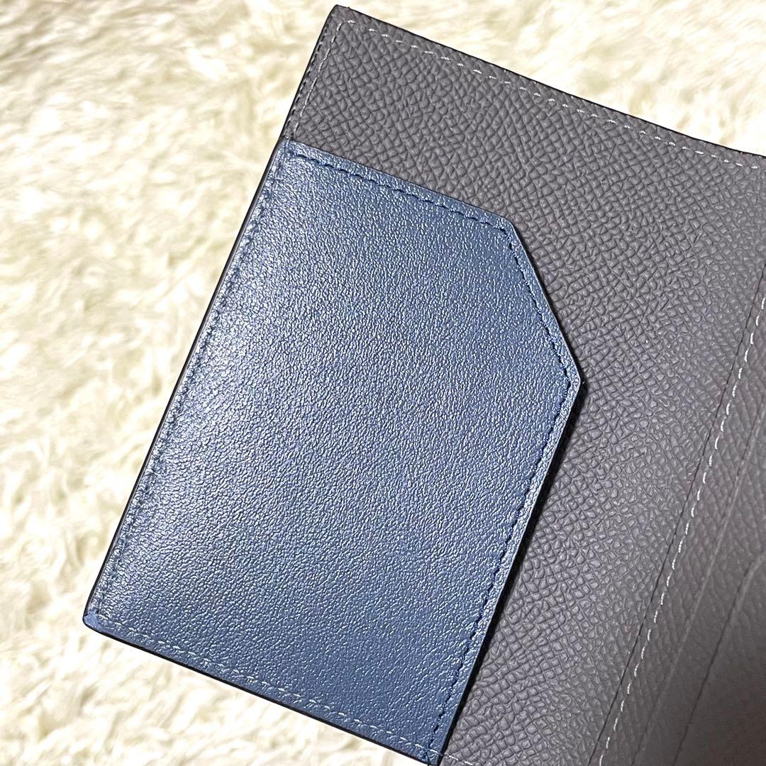 BONAVENTURA 【美品】名刺入れ　カードケース　レザー　チャコールグレー