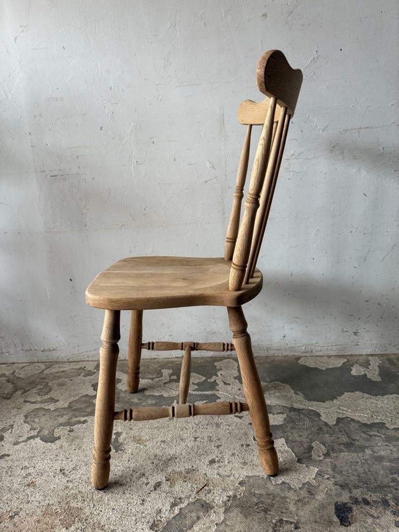 ビンテージ　ダイニングチェア　カフェチェア　剥離加工　no5