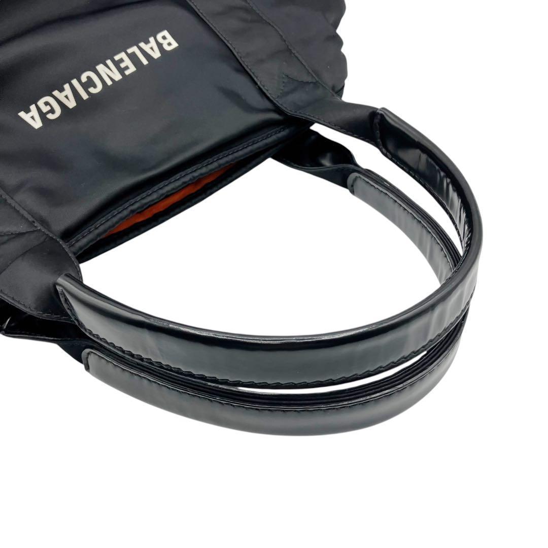 良品✨ バレンシアガ ネイビーカバスS ハンドバッグ ナイロン ブラック