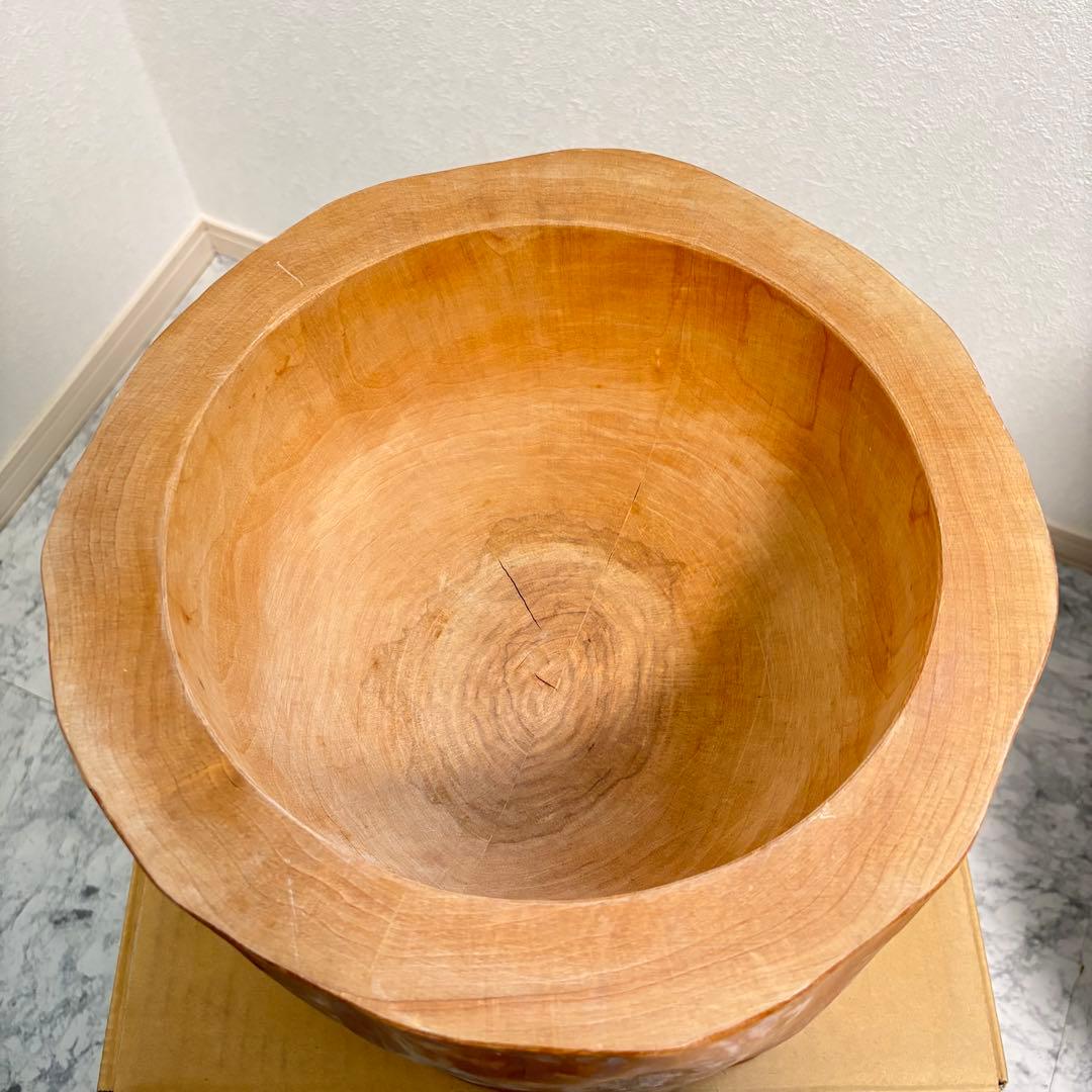 一度のみの使用✨臼・杵セット　ミニうす　一升用　木製　天然木　餅つき