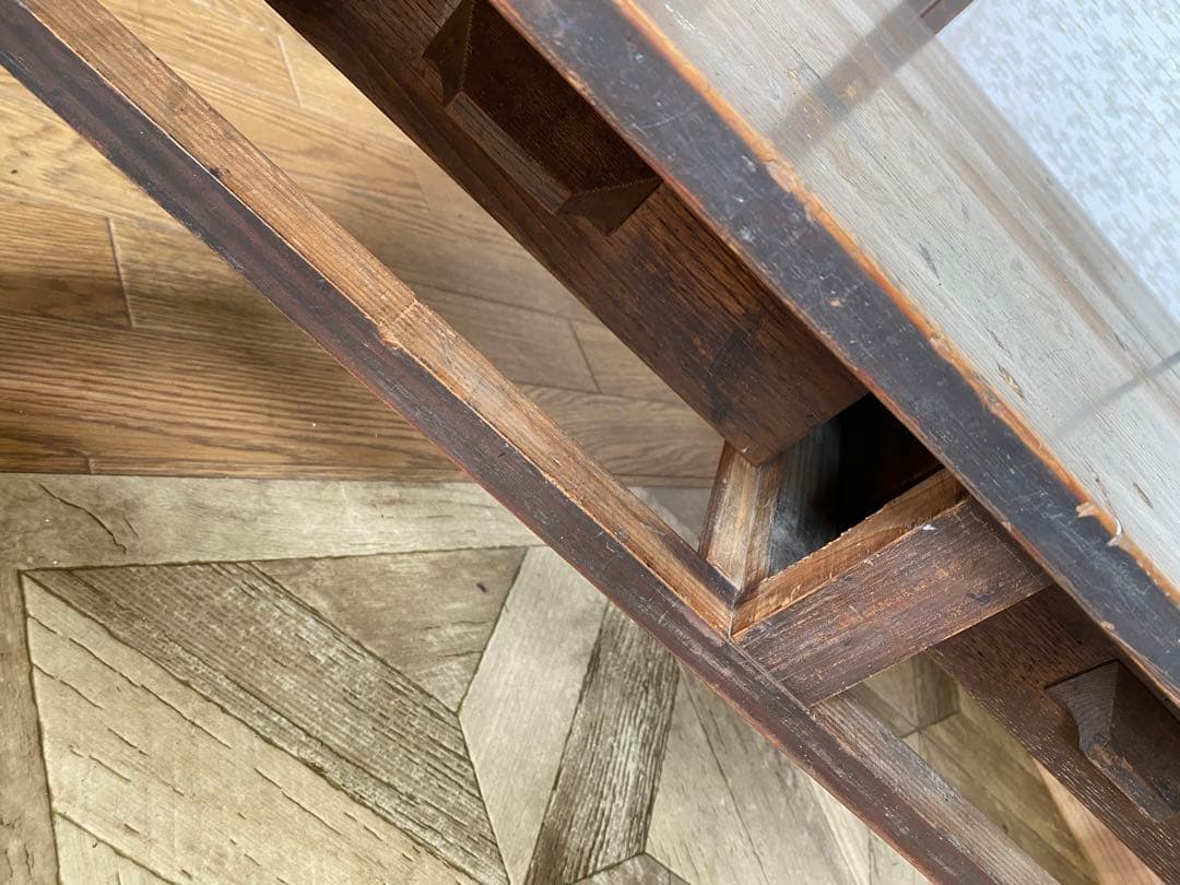 文机 テーブル　ローデスク 古道具　レトロ