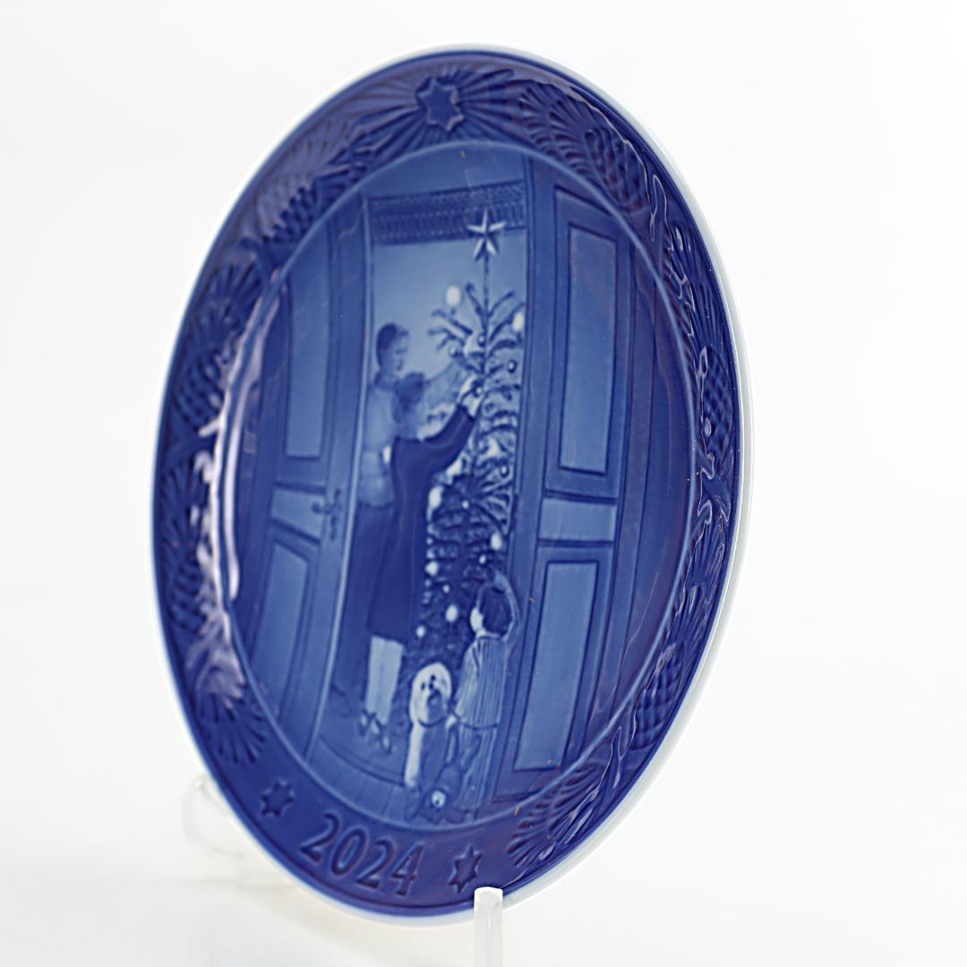 2024年 「クリスマスへの期待」 イヤープレート ロイヤルコペンハーゲン