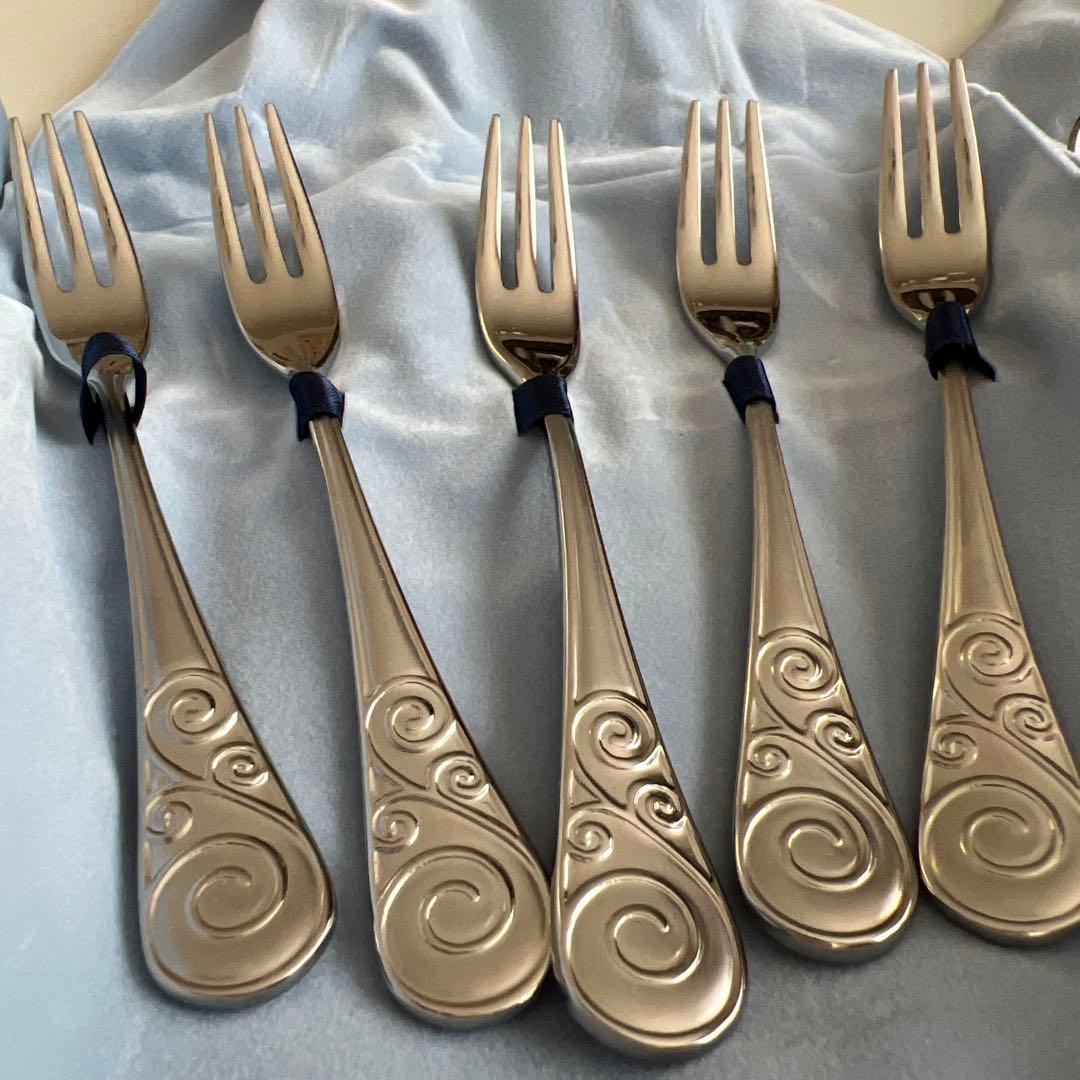 ウェッジウッド　スワル　タイニー　スプーンフォークセット　未使用