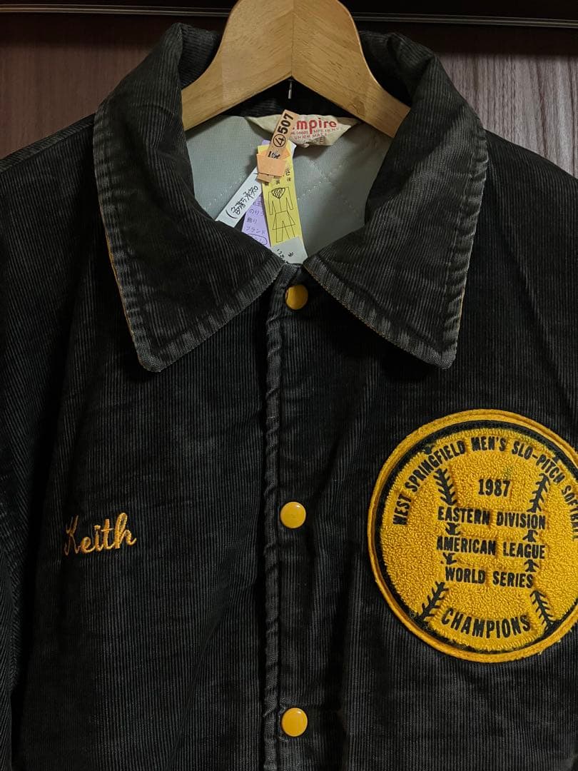 80s EMPIRE コーデュロイスタジャン Lサイズ アワードジャケットUSA