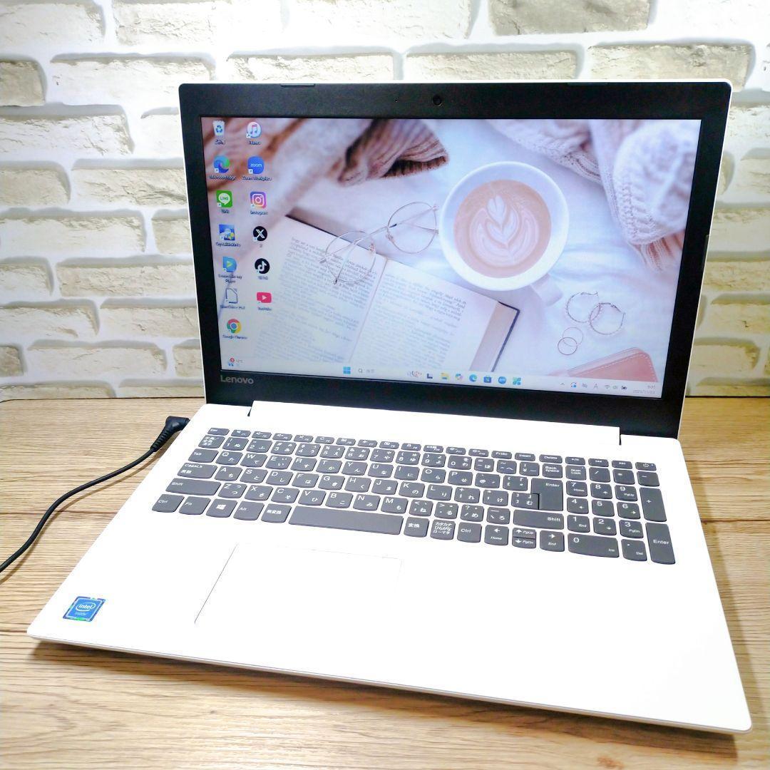 爆速☆Windows11☆レノボ♪薄型ノートパソコン✨DVDカメラ付き