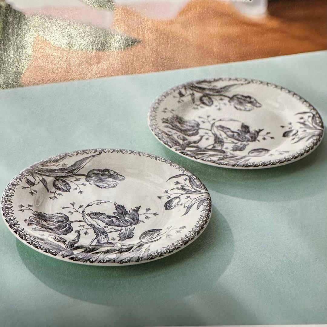 ジアン　ペアデザートプレート　22cm