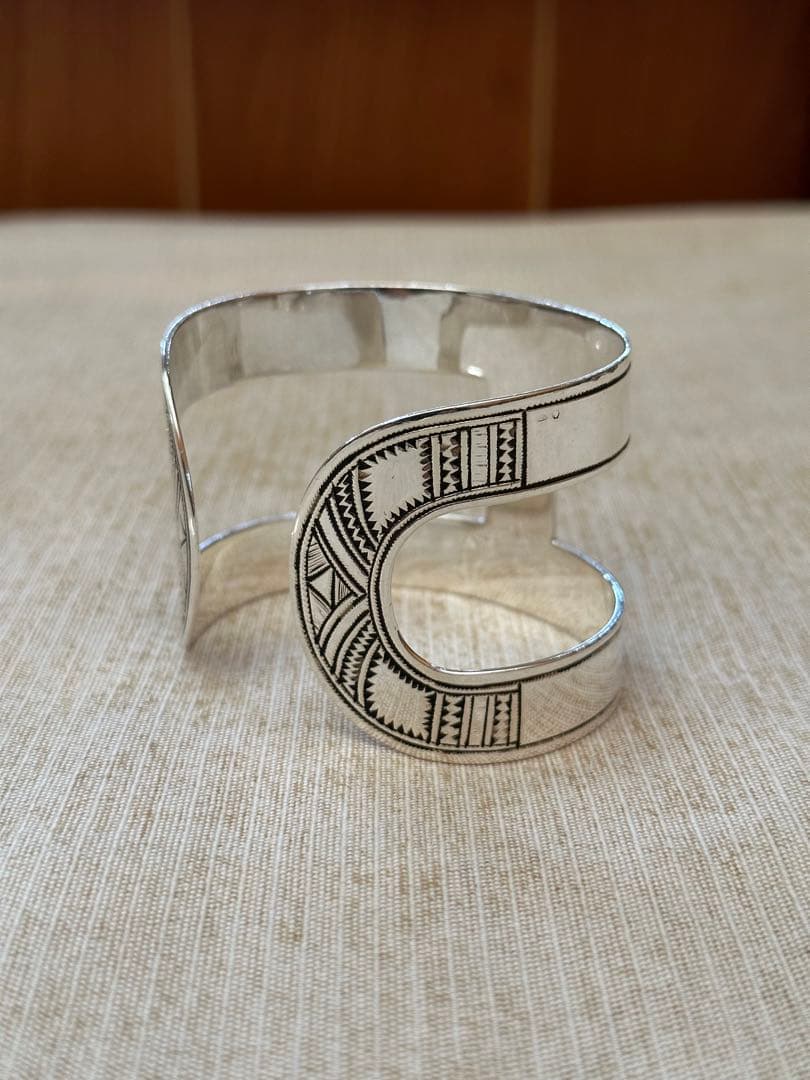 HERMES エルメス アノーブレスレット トゥアレグ GM バングル