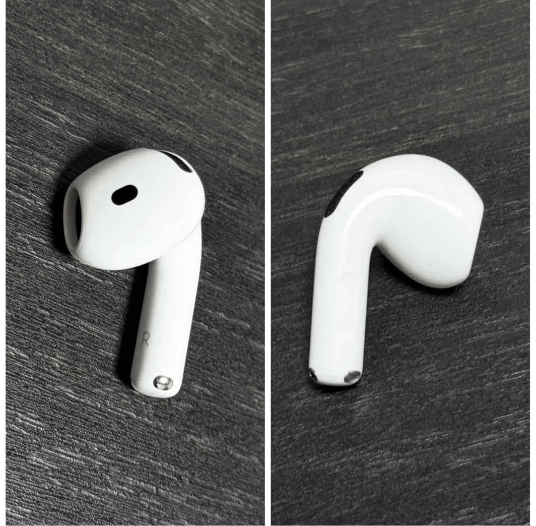 美品　Apple保証付き　2025年10月購入品　AirPods 4 ANC