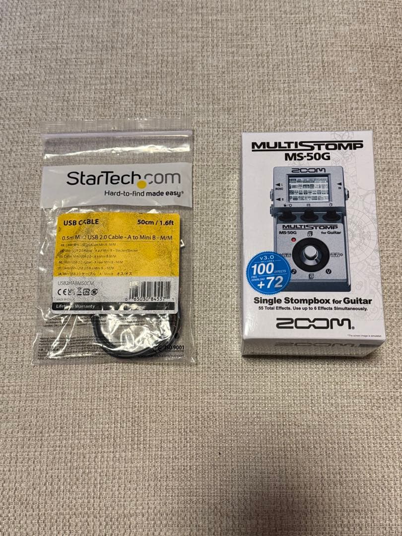 ZOOM MULTISTOMP MS-50G ケーブル付 マルチエフェクター