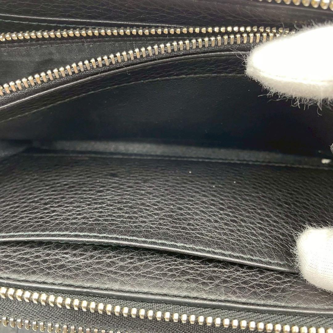 良品　グッチ　長財布　ソーホー　ダブルジップ　インターロッキング　ユニセックス