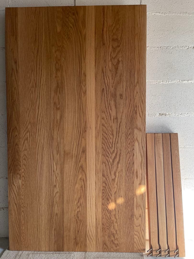 無印良品 MUJI ダイニングテーブル　オーク無垢材　140サイズ　節ほぼ無し