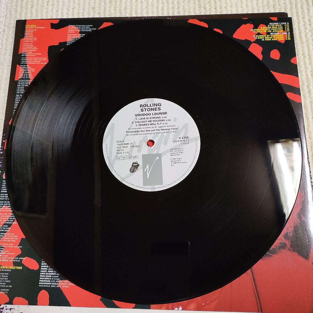 【ＵＫ.Org盤２ＬＰレコード】ローリング・ストーンズ／ヴードゥー・ラウンジ