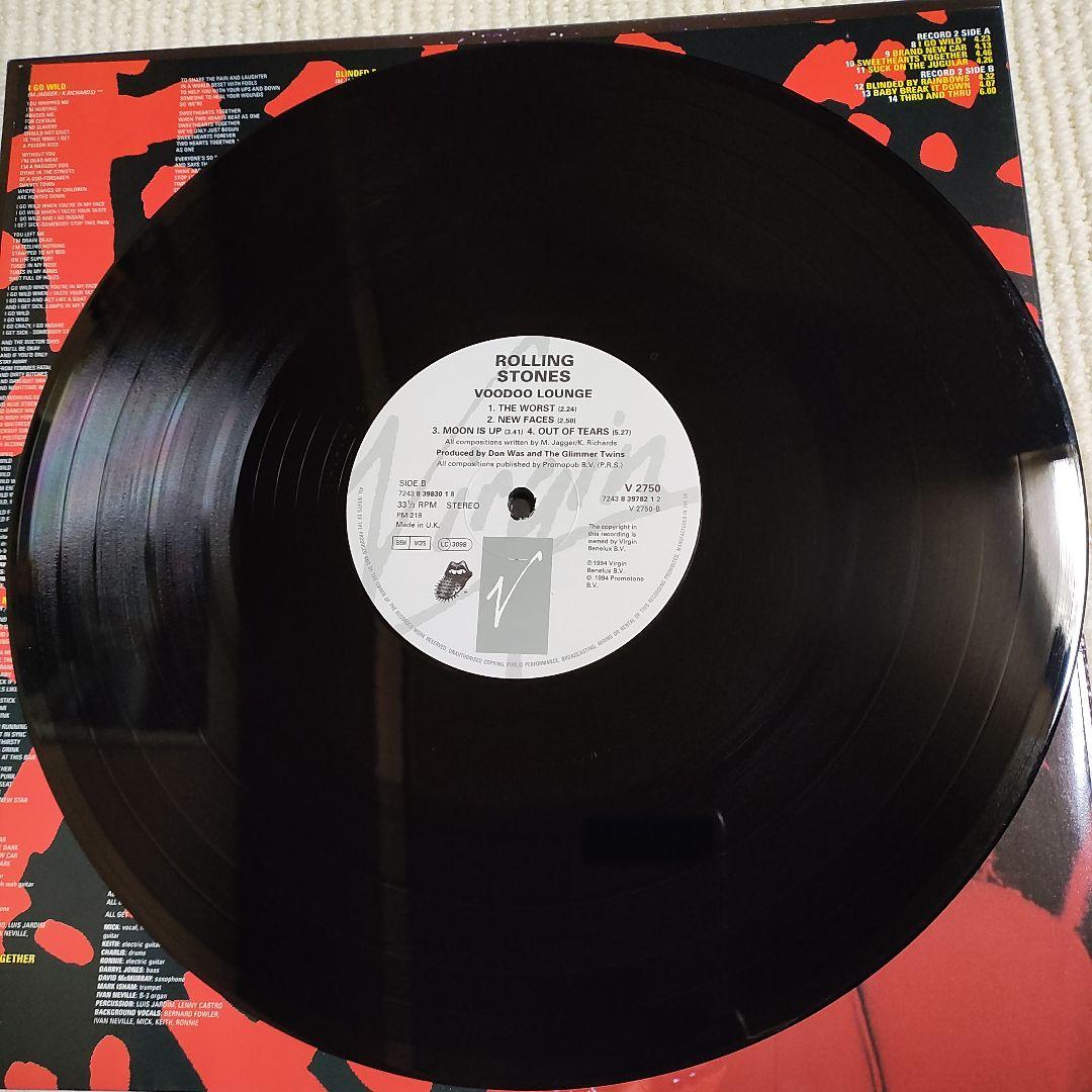 【ＵＫ.Org盤２ＬＰレコード】ローリング・ストーンズ／ヴードゥー・ラウンジ