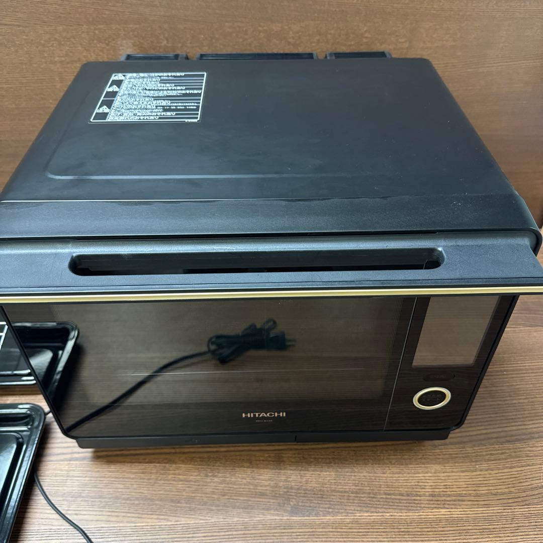 日立 30L 過熱水蒸気オーブンレンジ ヘルシーシェフ MRO-W10A-K