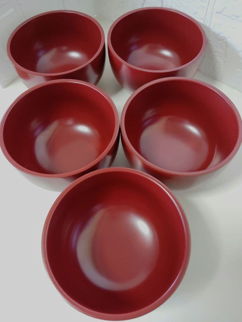 浄法寺塗　極美品　大清造　国産漆　多用椀　5客