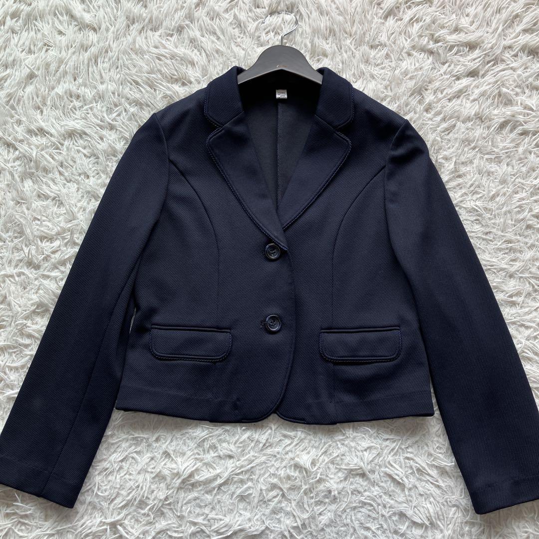 極美品 ELLE en noir 女の子 サスペンダーワイドパンツスーツ 1