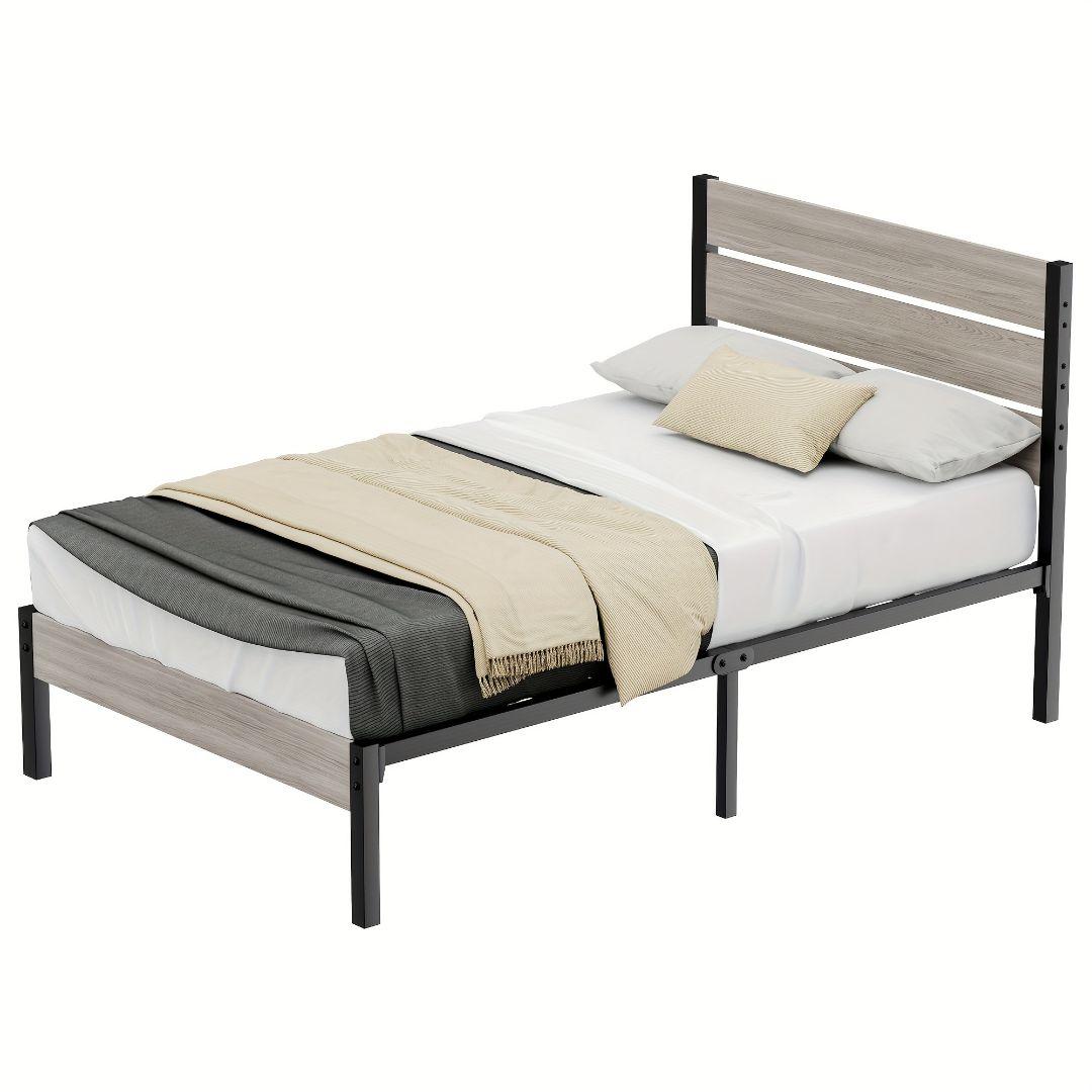 単人用スチールベッド 組み立て簡単