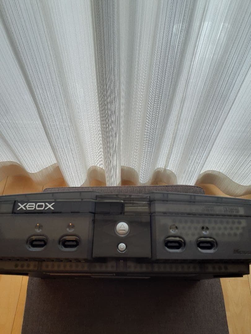 【動作未確認】初代Xboxスペシャルエディション スケルトンブラック ジャンク
