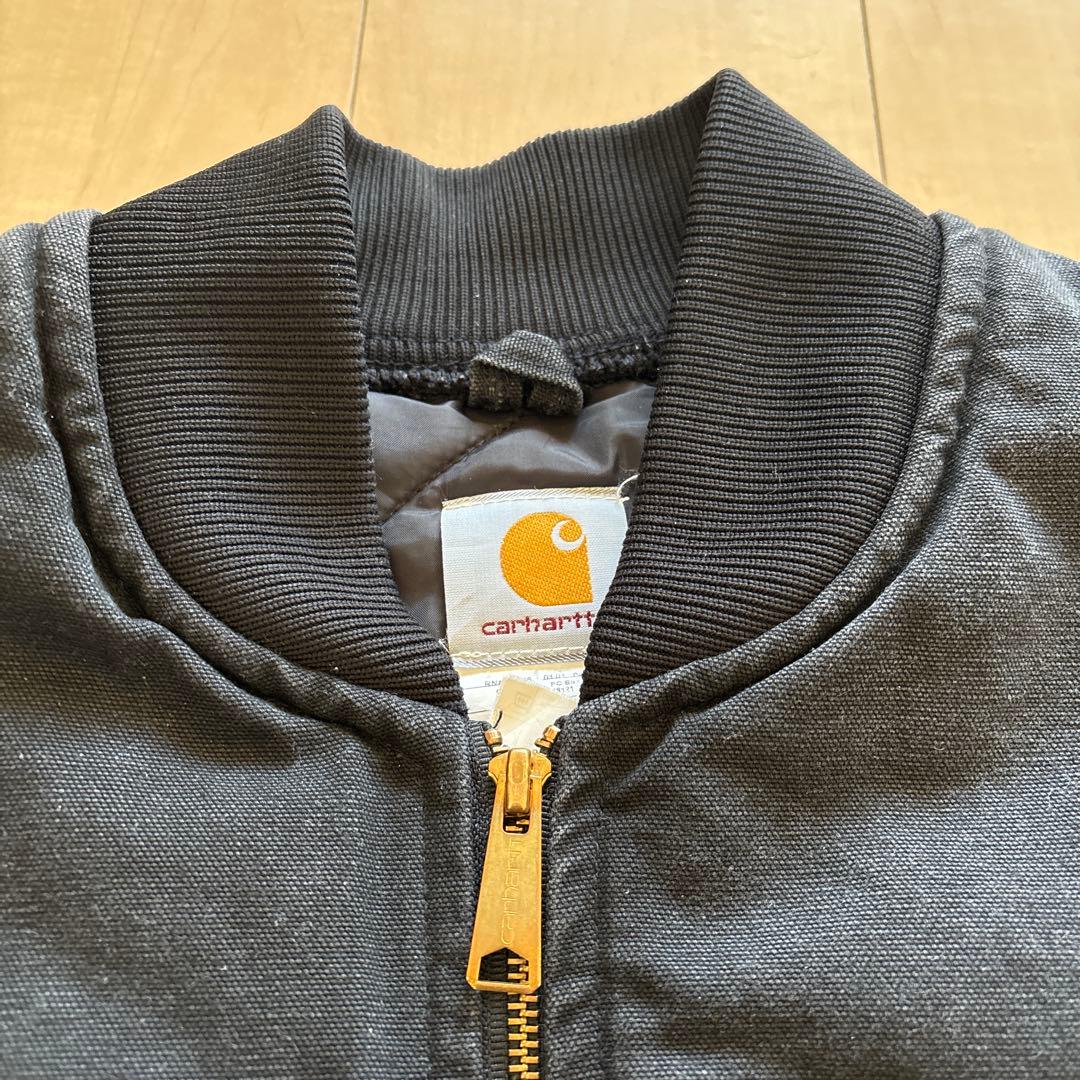 カーハート ダックベスト ブラック X-L tall USA製 01年製 腰ゴム