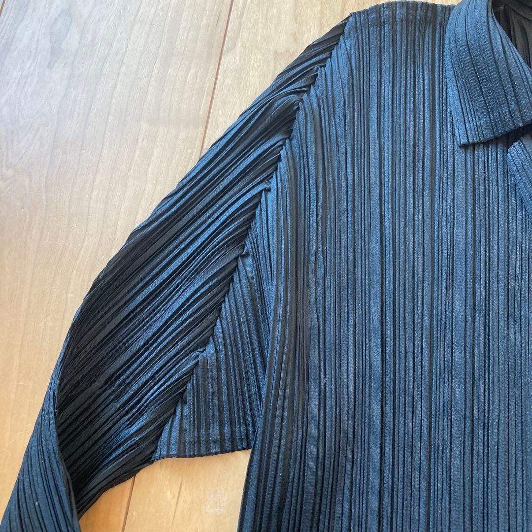 ISSEY MIYAKE プリーツデザイン シャツ