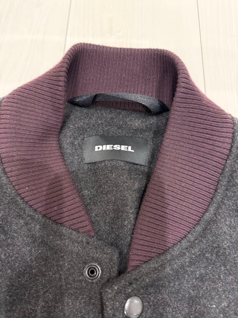 DIESEL ディーゼル スタジャン レザー L