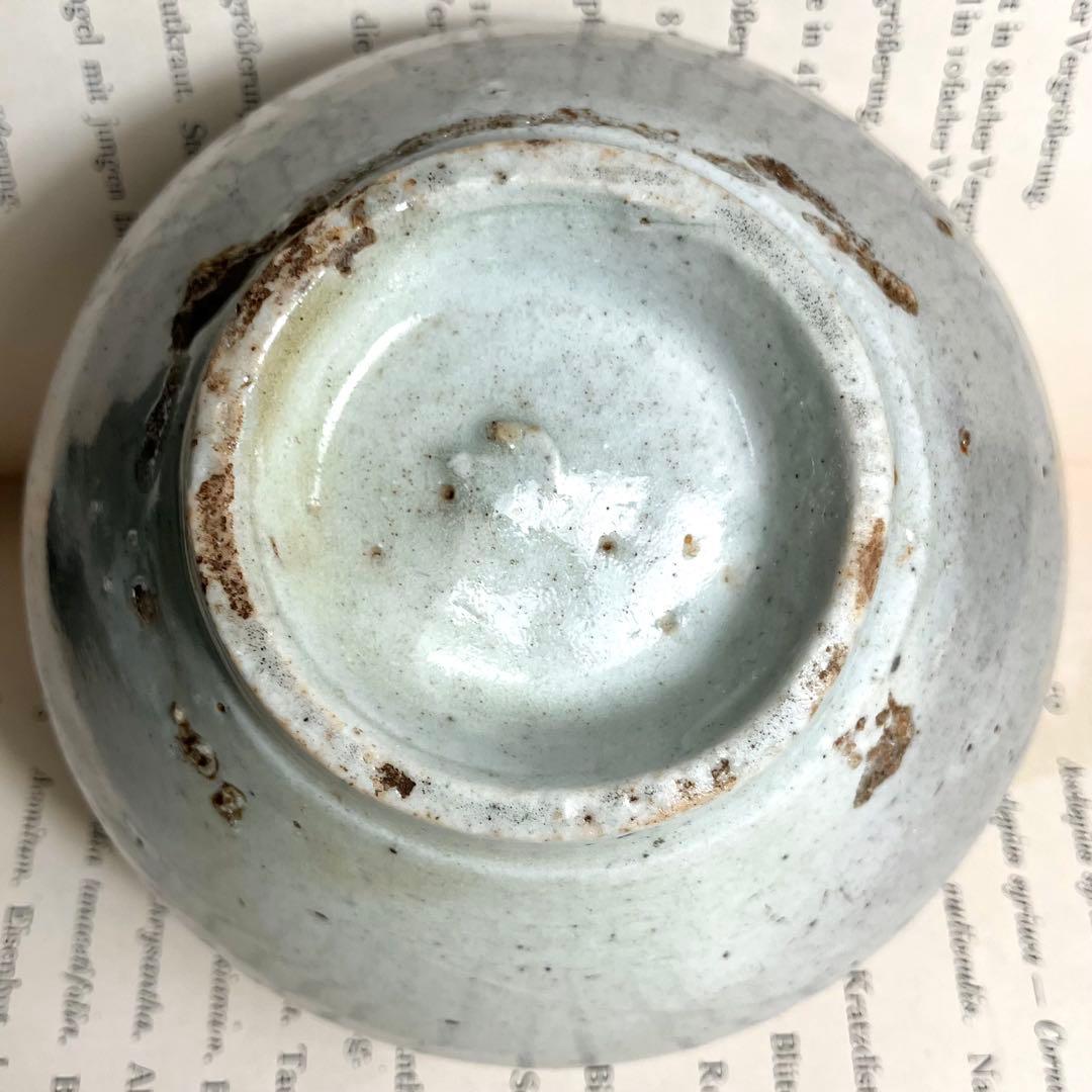 李朝 白磁 塩笥 壺 骨董 民藝 グレー