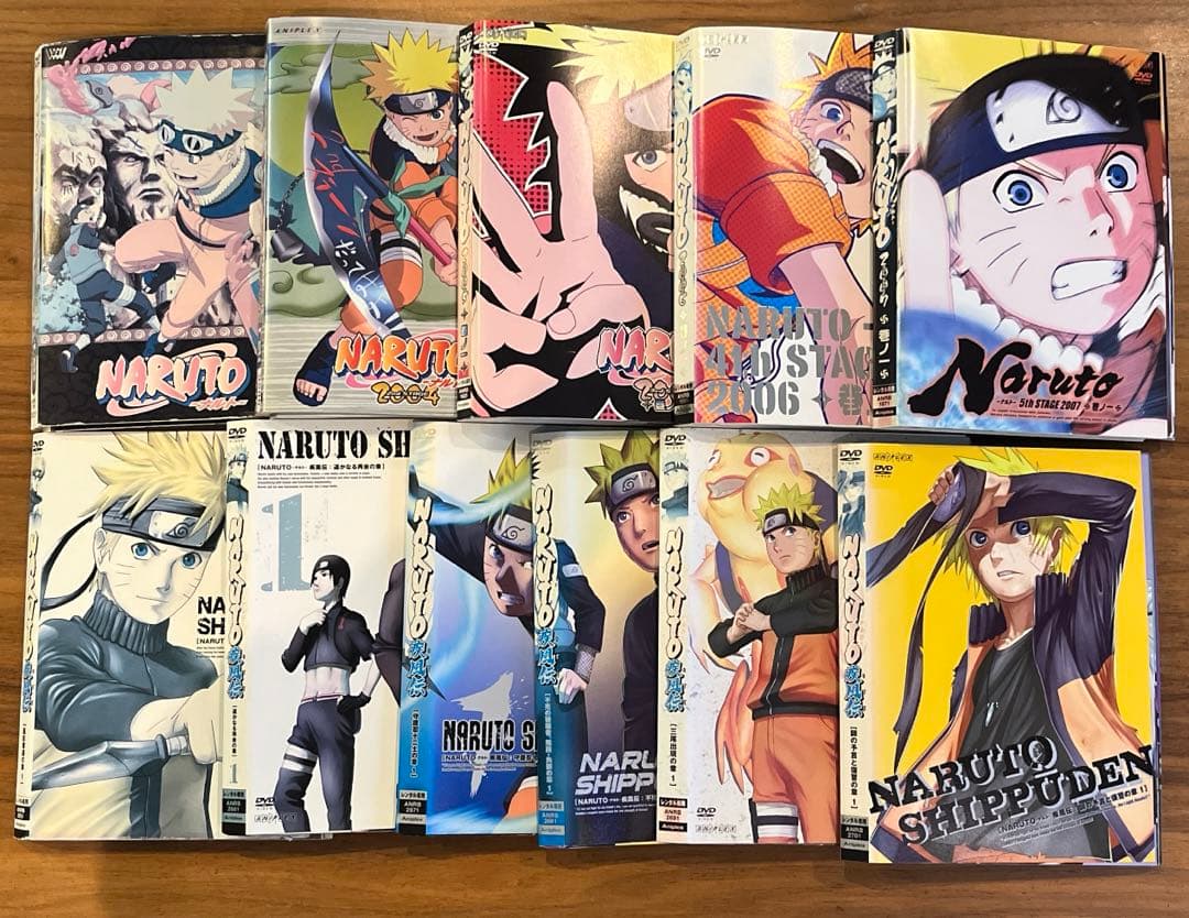 NARUTO 183枚＋劇場版 11枚　DVD 194枚　全巻セット