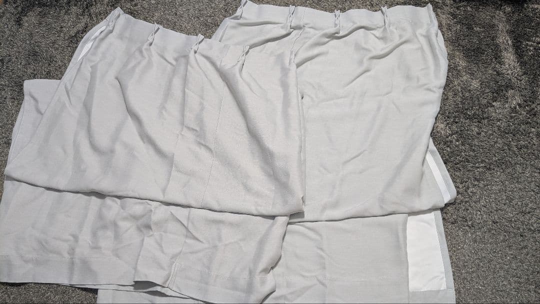 ニトリ　パレット3 グレー　横150cm×縦190cm