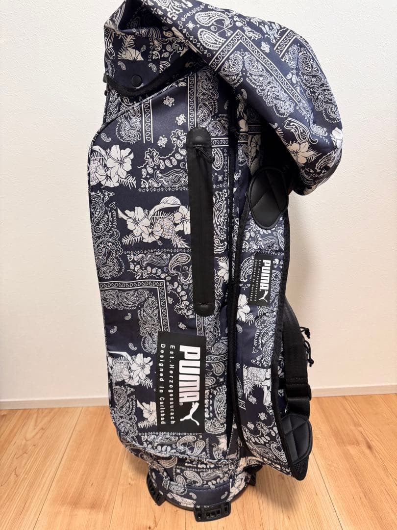 ゴルフキャディーバック　キャディーケース　プーマ　美品　おしゃれ　柄