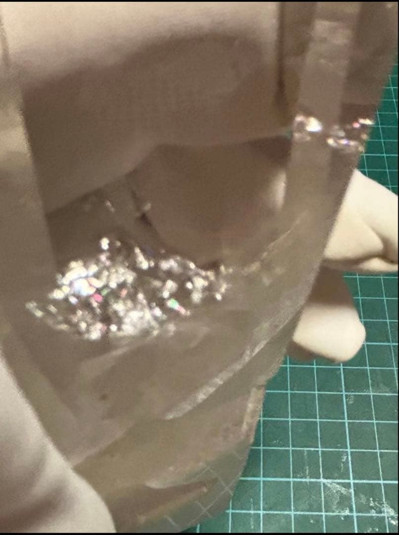 激安‼️訳あり【天然石】高品質 水晶ポイント 木彫り台座付き ❣️定価2万