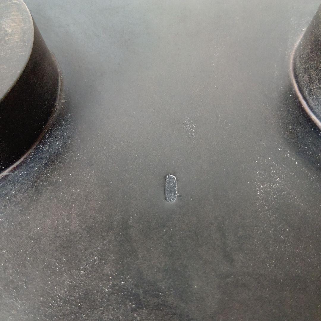 最後値下げ茶道具　(釜師)吉羽與兵衛作　唐金道安風炉　五徳付　共箱