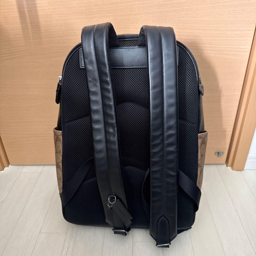 COACH ストライプデザイン バックパック